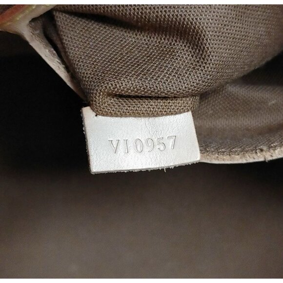 Louis Vuitton LV Hand Bag Alma Brown Monogram Purse Vintage Pre Loved Authentic - Picture 9 of 9